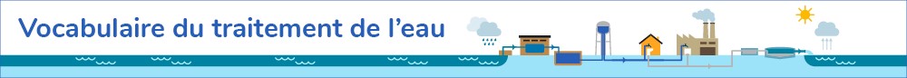 Vocabulaire du traitement de l'eau.